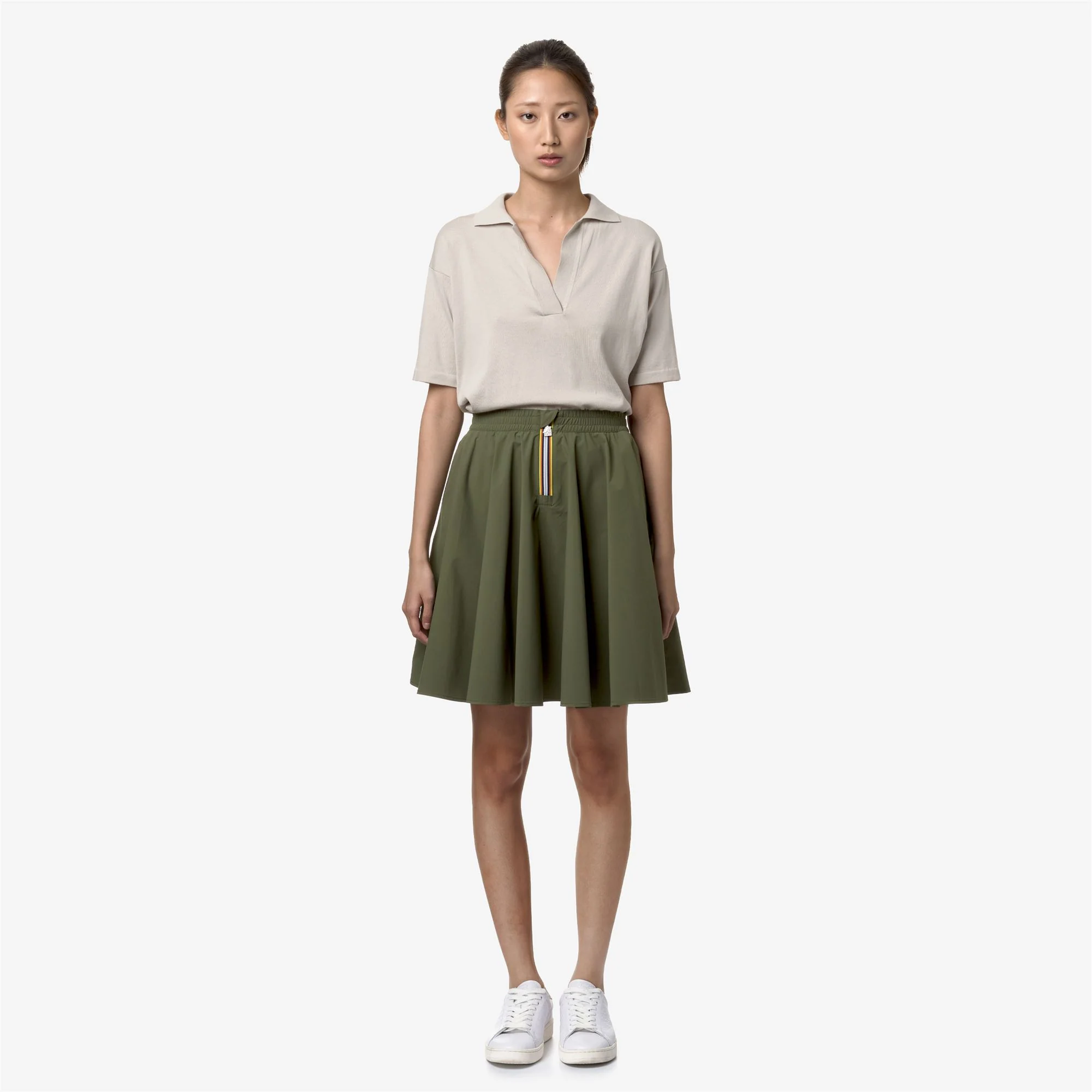 ASTRA SKIRT - Skirts - Longuette - WOMAN - GREEN CYPRESS - Image 3