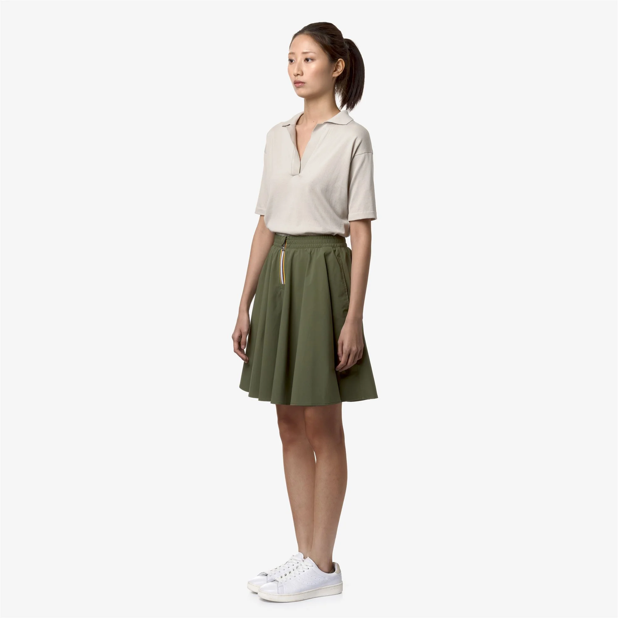 ASTRA SKIRT - Skirts - Longuette - WOMAN - GREEN CYPRESS - Image 4