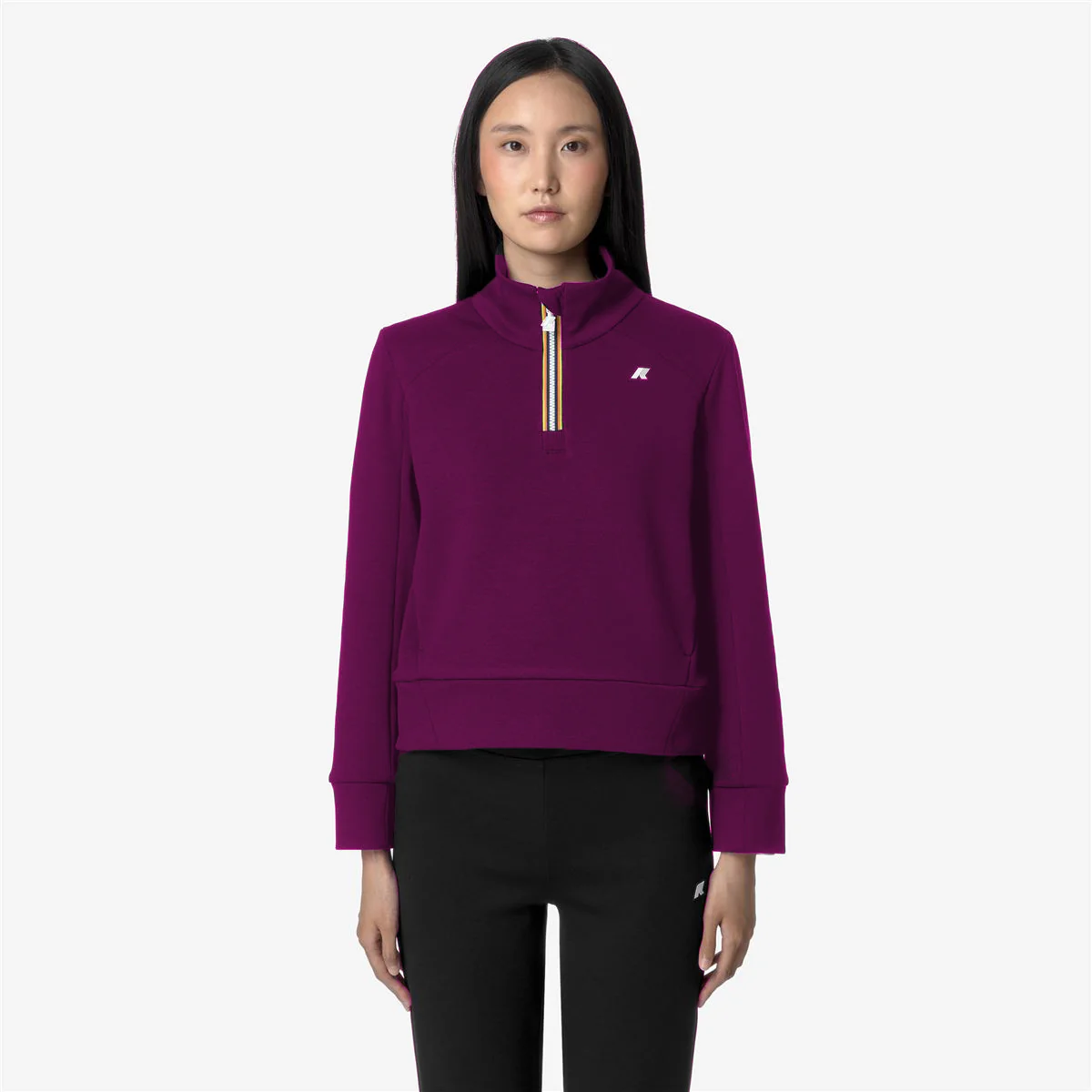 LOUEN LIGHT SPACER - Fleece - Jumper - WOMAN - VIOLET DK PURPLE - Image 2