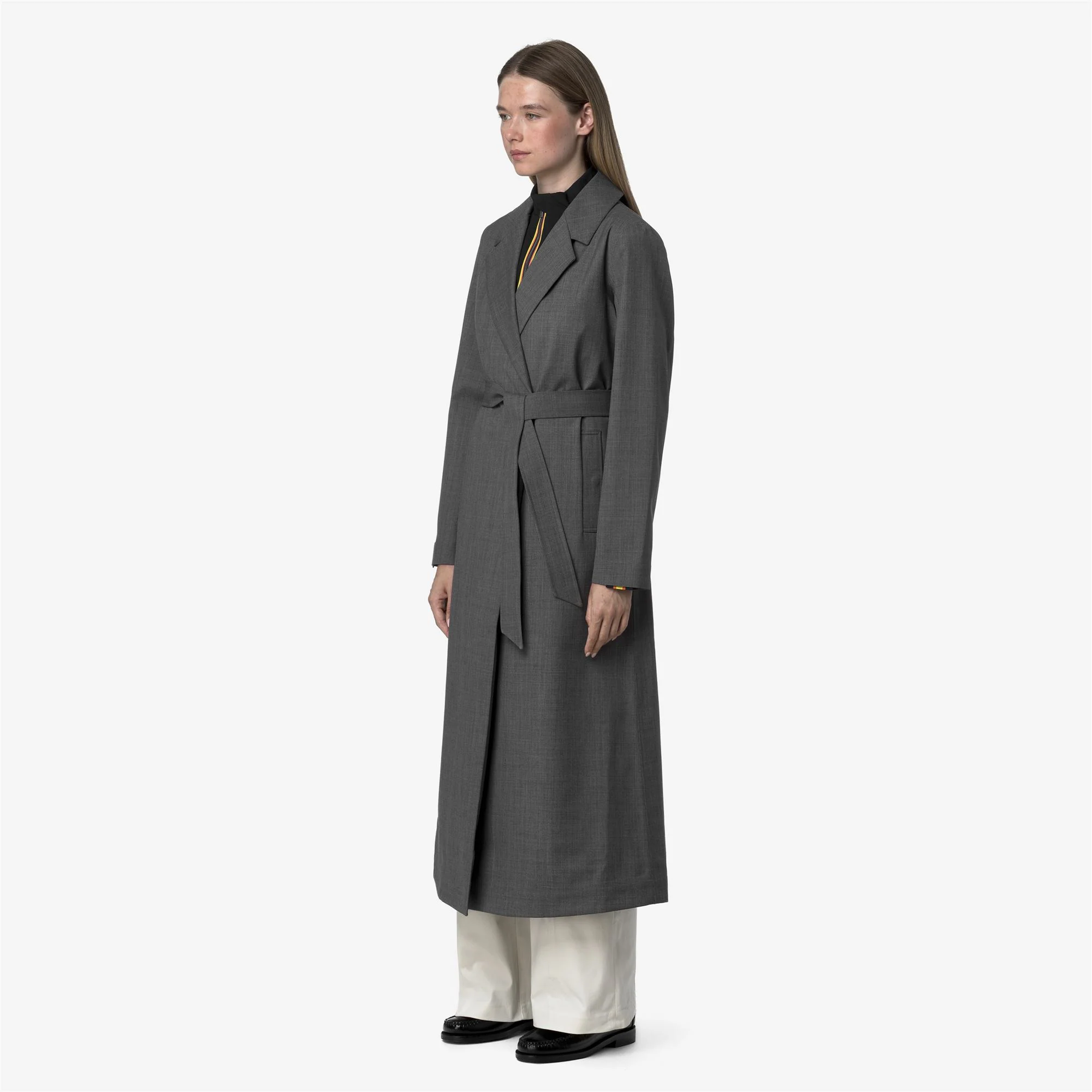 JORANCE 3L WOOL GRISAILLE - Jackets - Long - WOMAN - Grey Shadow Dk GRISAILLE - Image 7